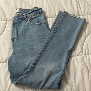 Crossover curve love 90s slim straight abercrombie Jean